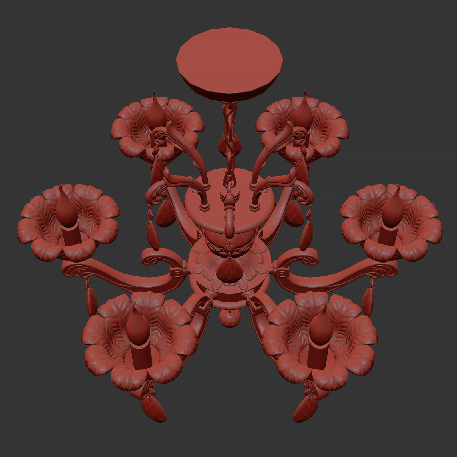 MD 55177-6 Osgona Chandelier 3D model_10