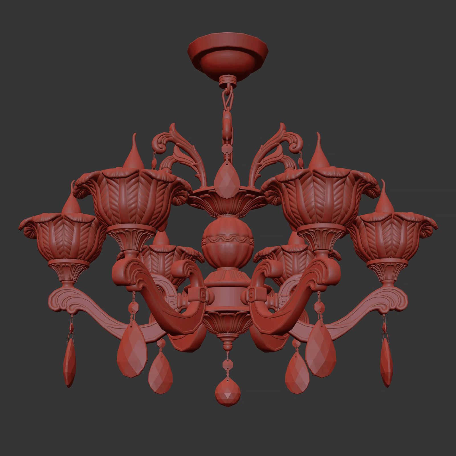 MD 55177-6 Osgona Chandelier 3D model_8