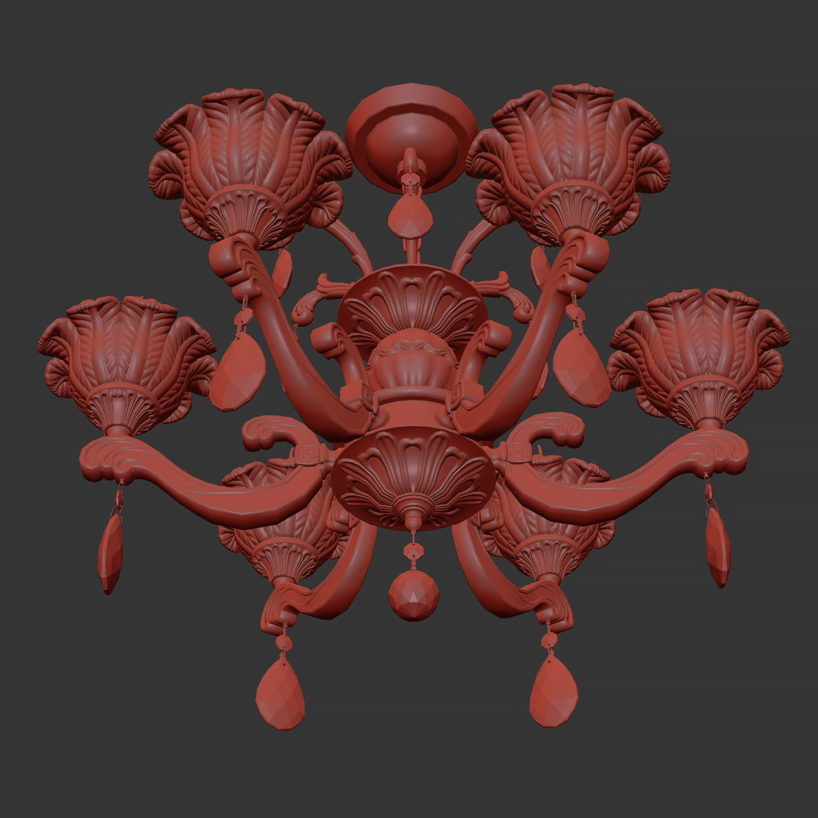 MD 55177-6 Osgona Chandelier 3D model_9