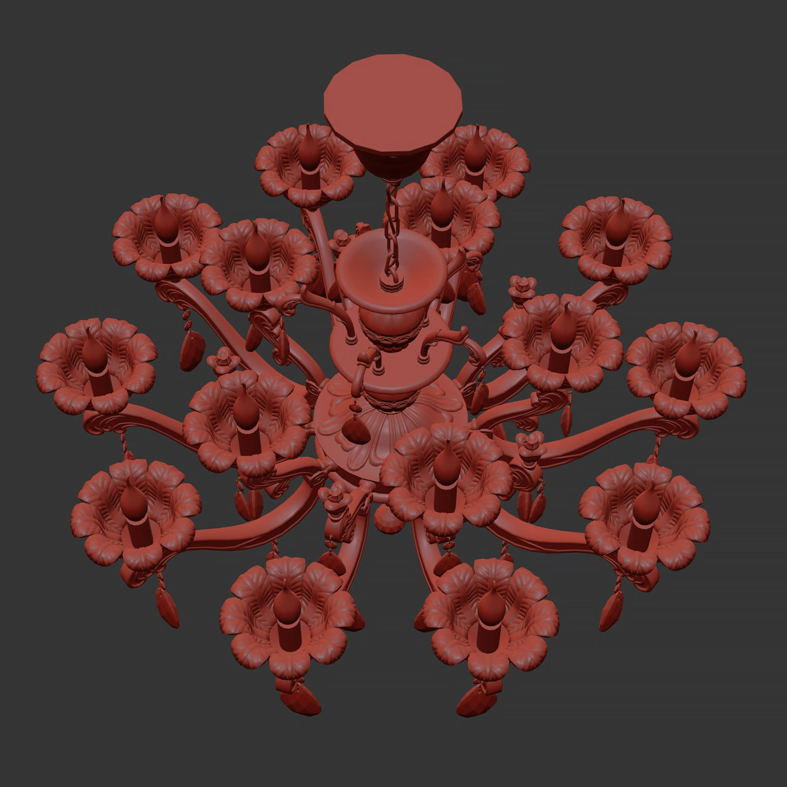 MD 55177-10-5 Osgona Chandelier 3D model_10