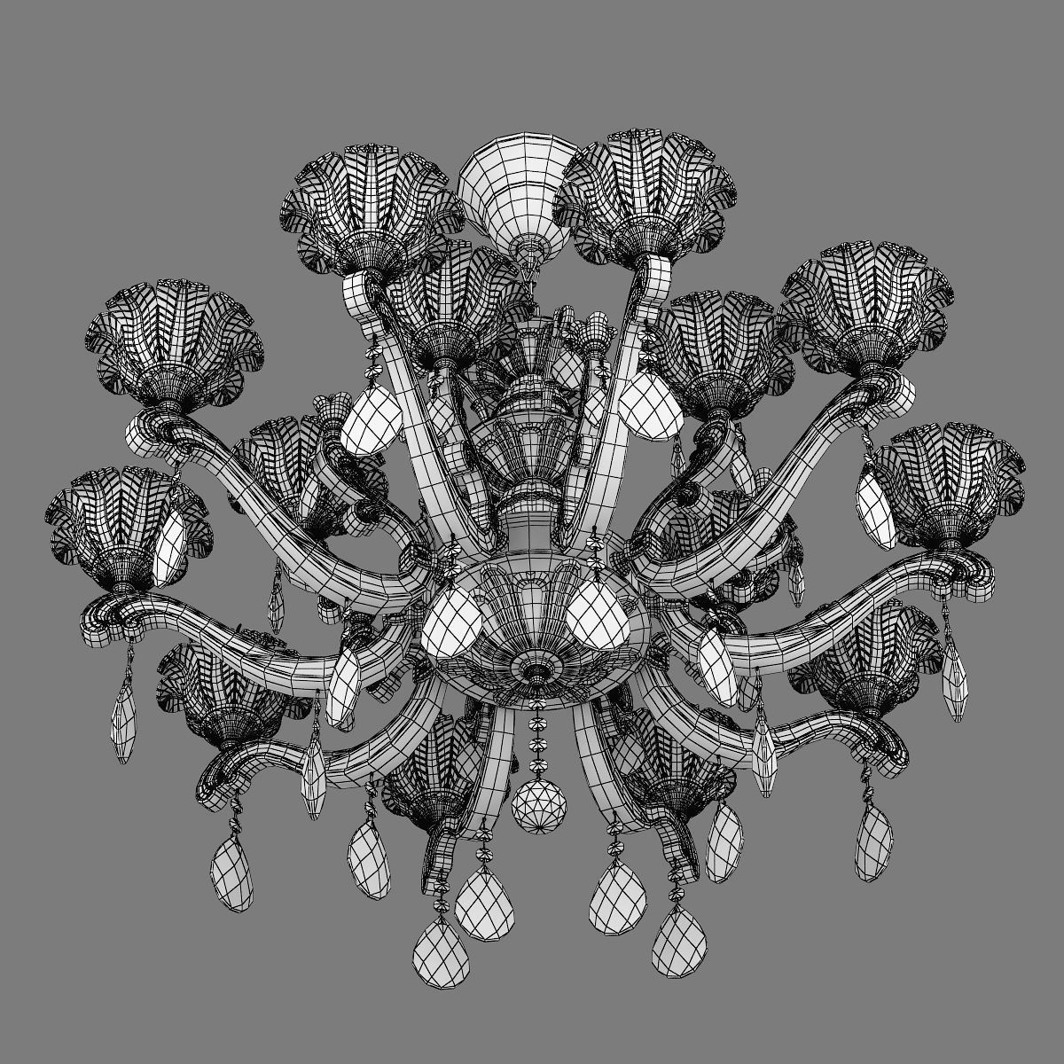 MD 55177-10-5 Osgona Chandelier 3D model_6