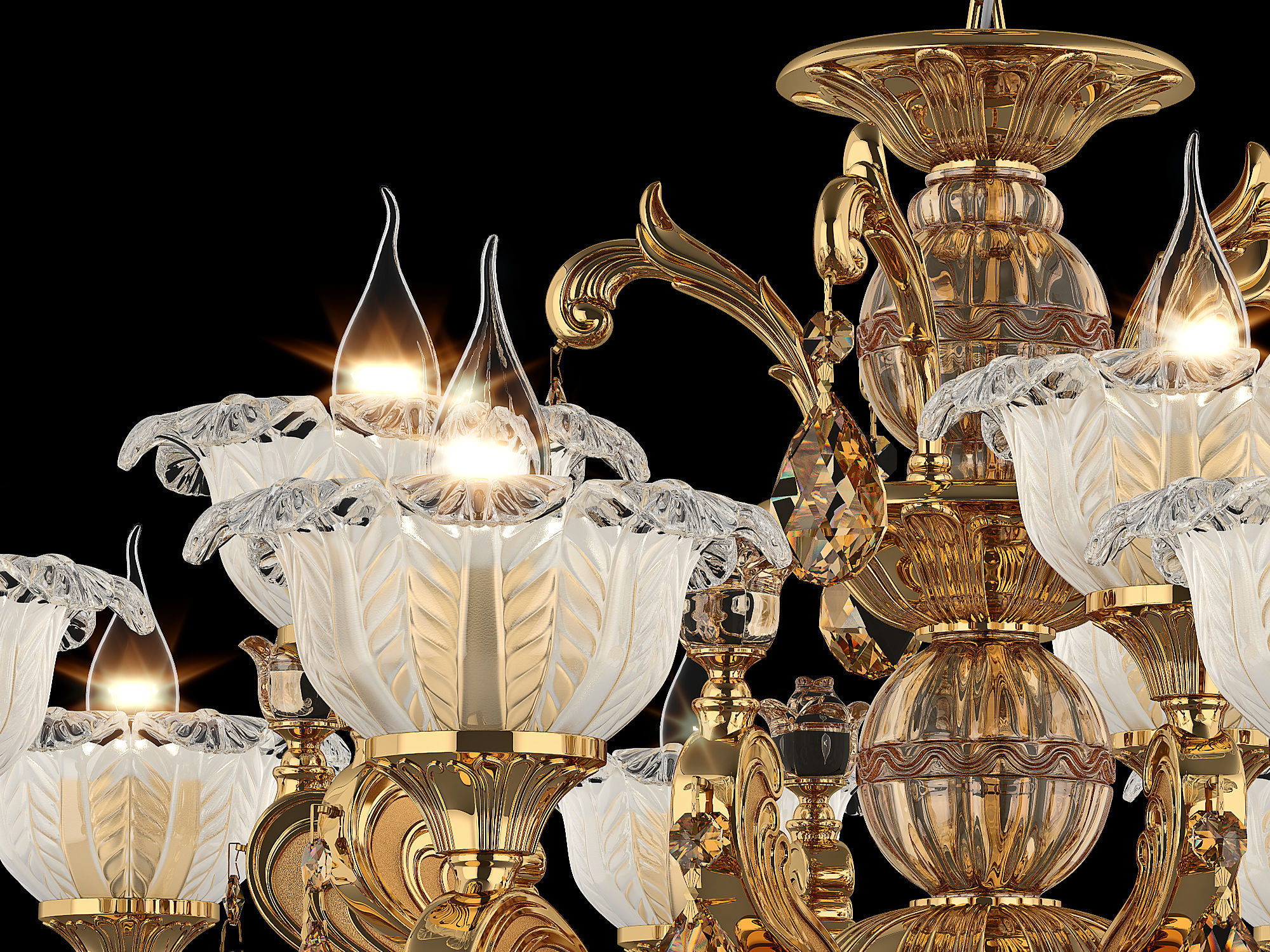 MD 55177-10-5 Osgona Chandelier 3D model_3