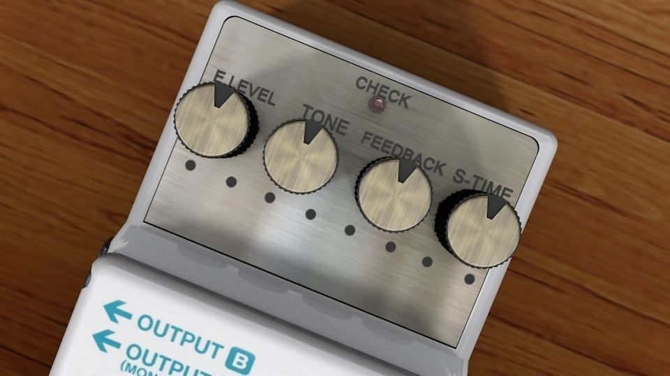 Boss TE-2 3D model_3