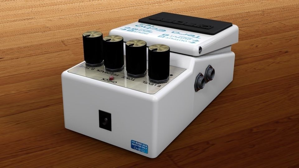 Boss TE-2 3D model_2