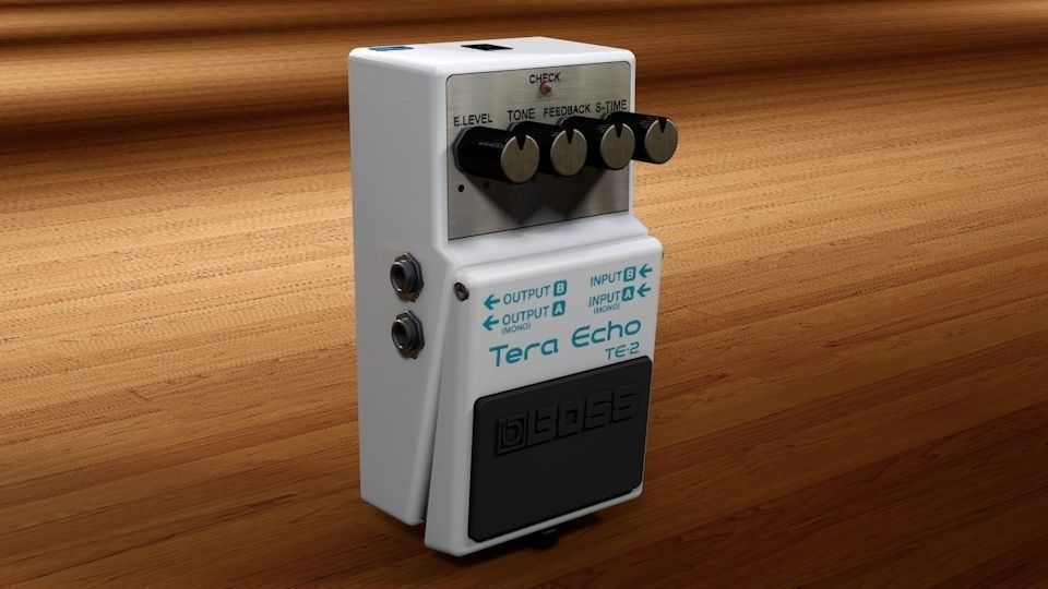 Boss TE-2 3D model_5