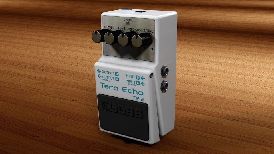 Boss TE-2 3D model_4