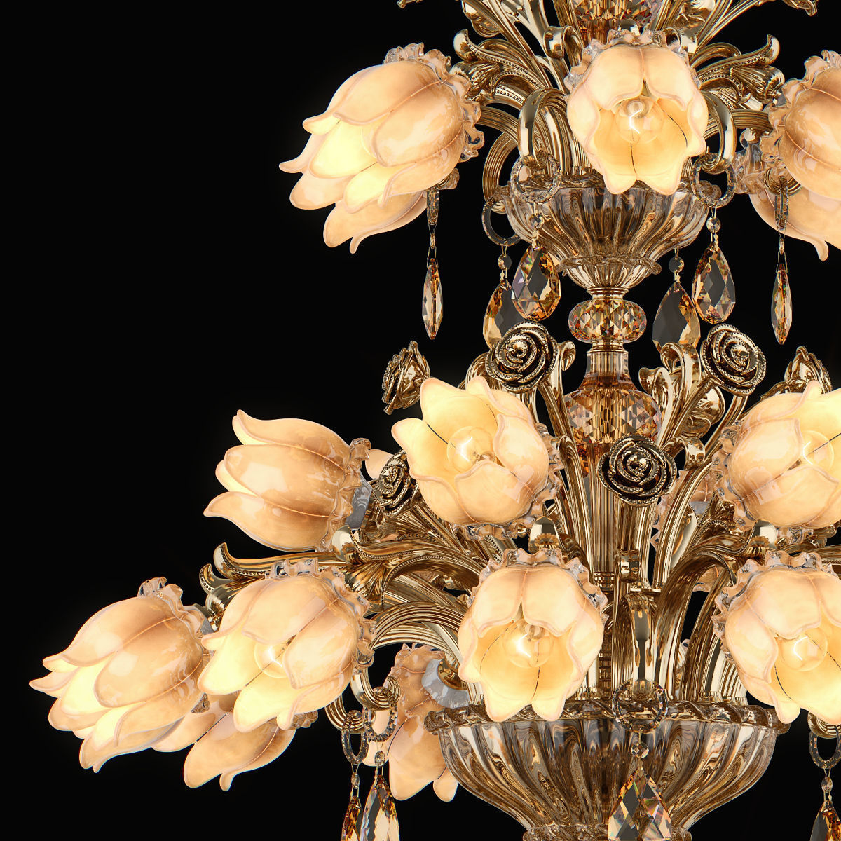 MD 3269-48 Osgona Chandelier 3D model_3