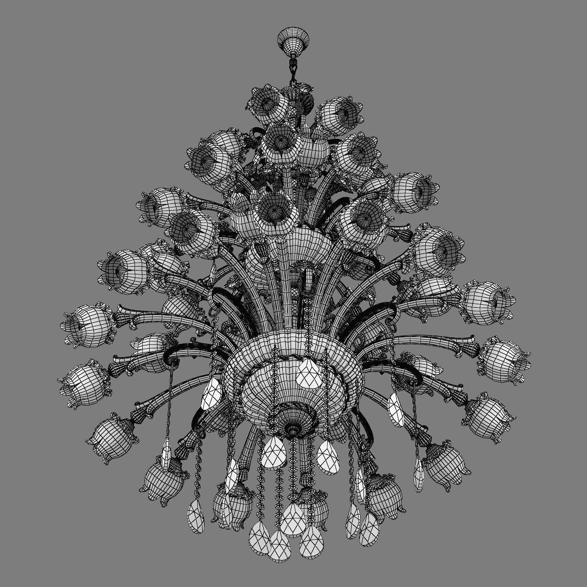 MD 3269-48 Osgona Chandelier 3D model_5