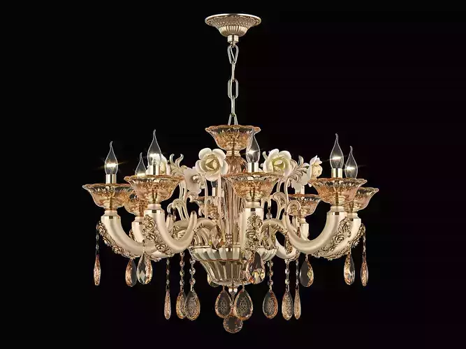 MD 32661-8 Osgona Chandelier 3D model