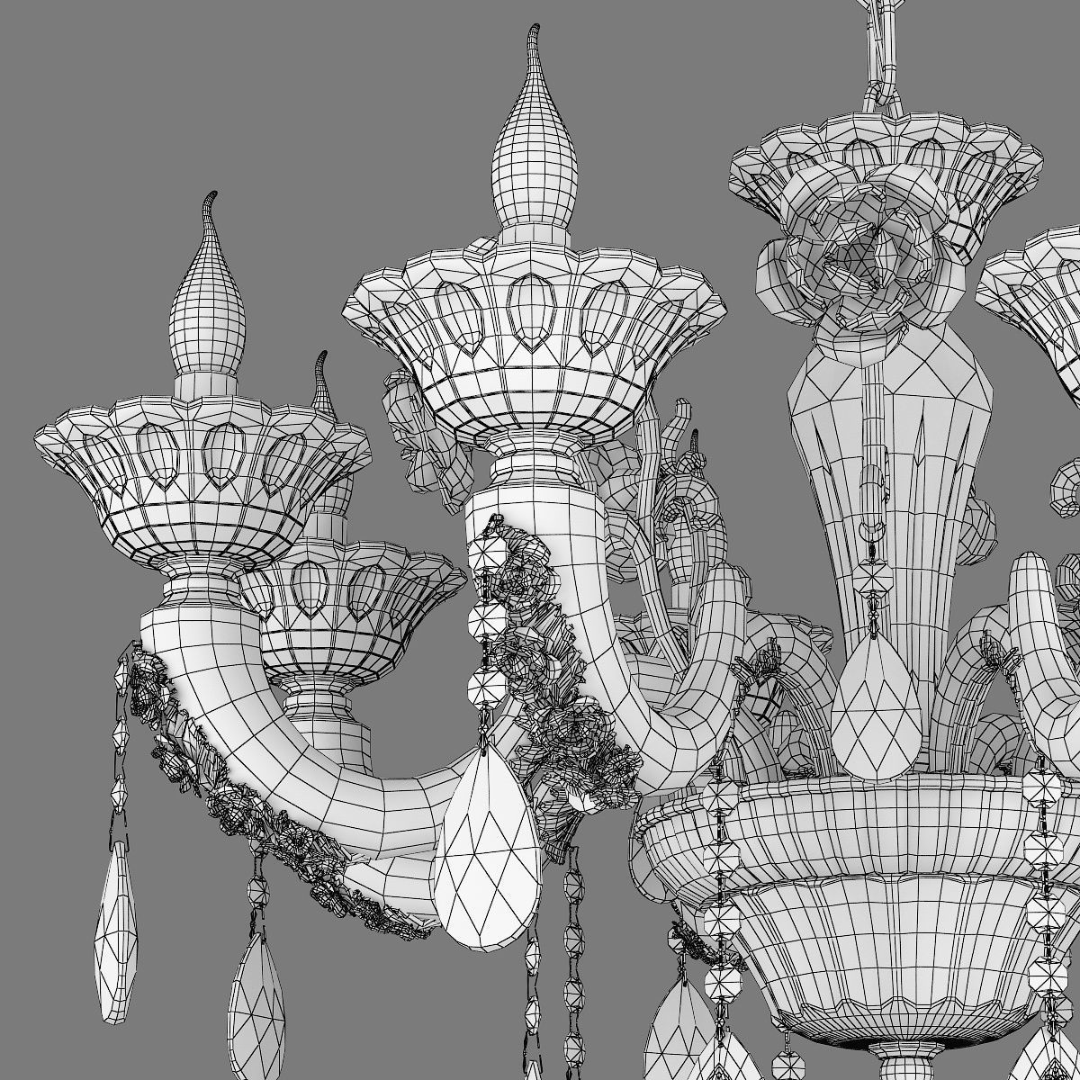 MD 32661-8 Osgona Chandelier 3D model_6