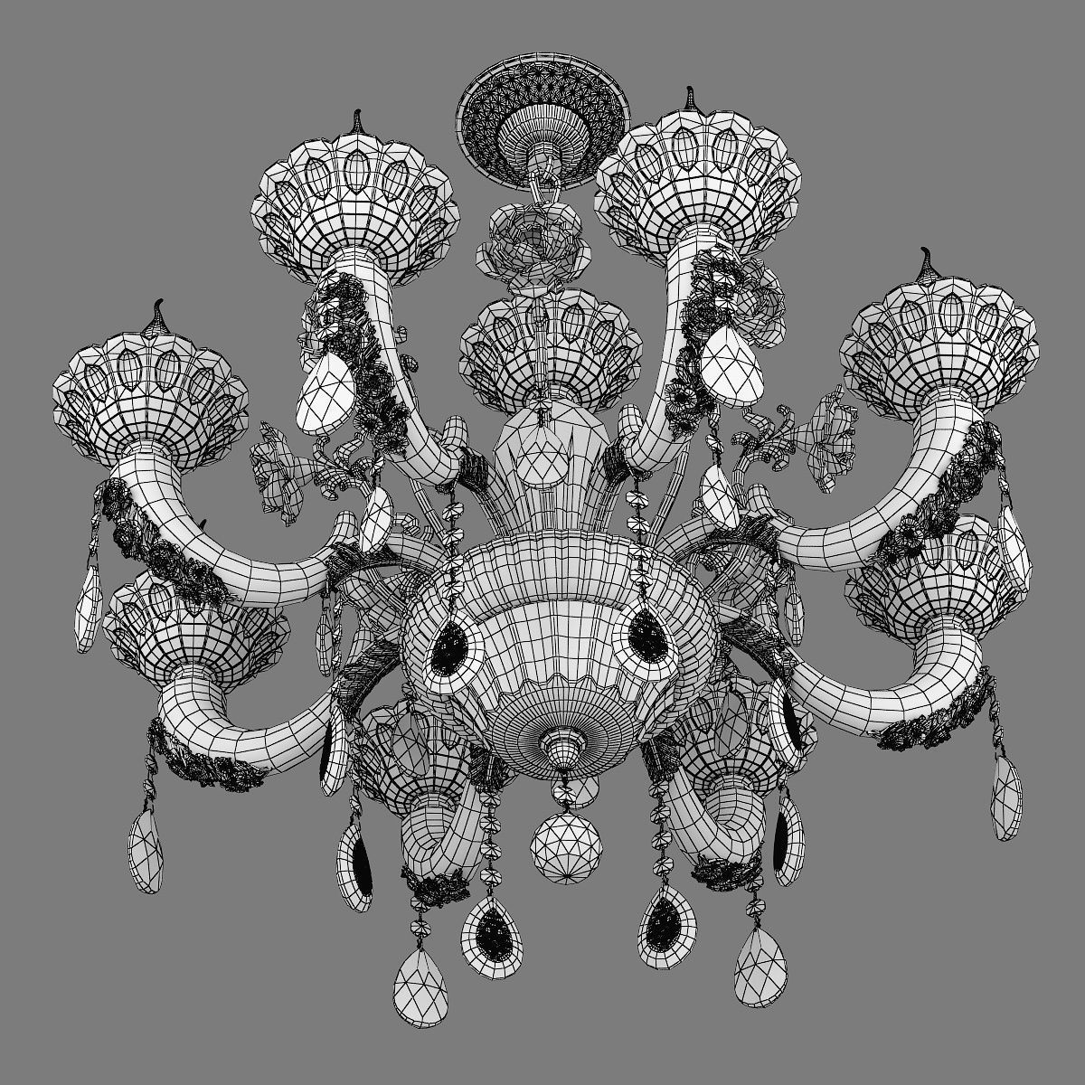 MD 32661-8 Osgona Chandelier 3D model_5