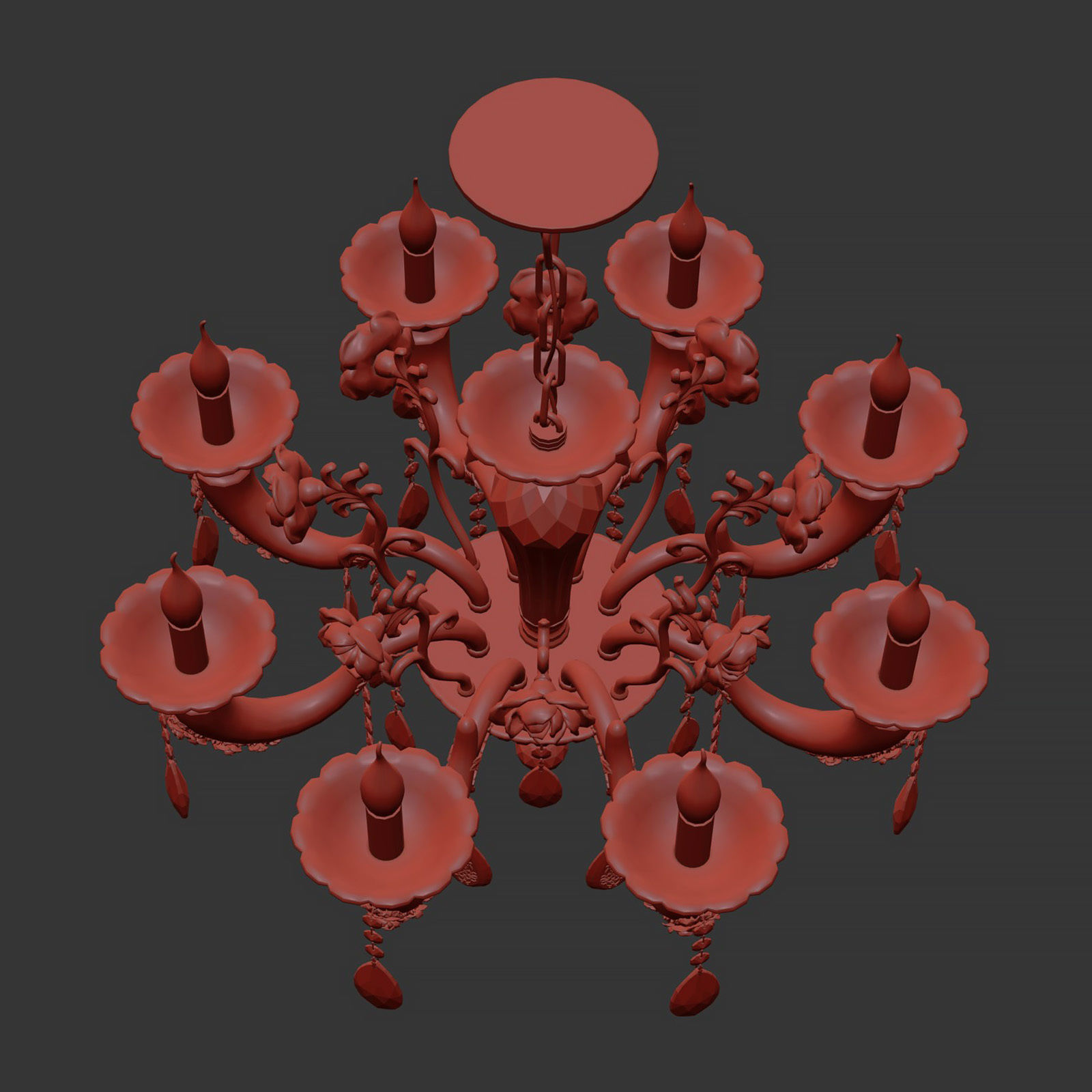 MD 32661-8 Osgona Chandelier 3D model_9