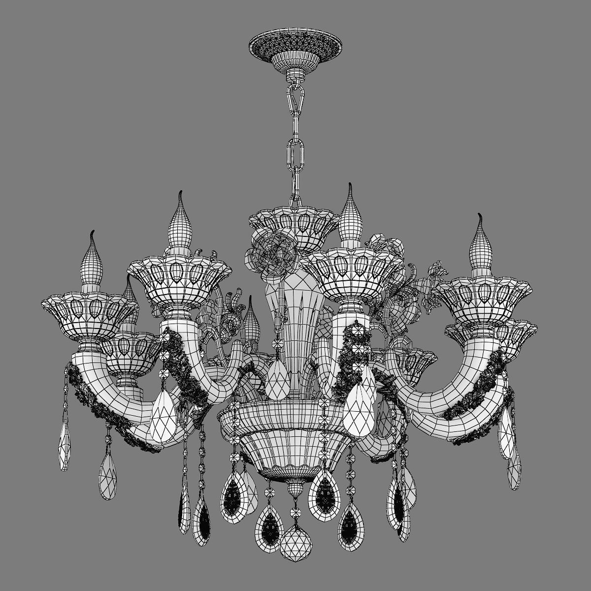 MD 32661-8 Osgona Chandelier 3D model_4