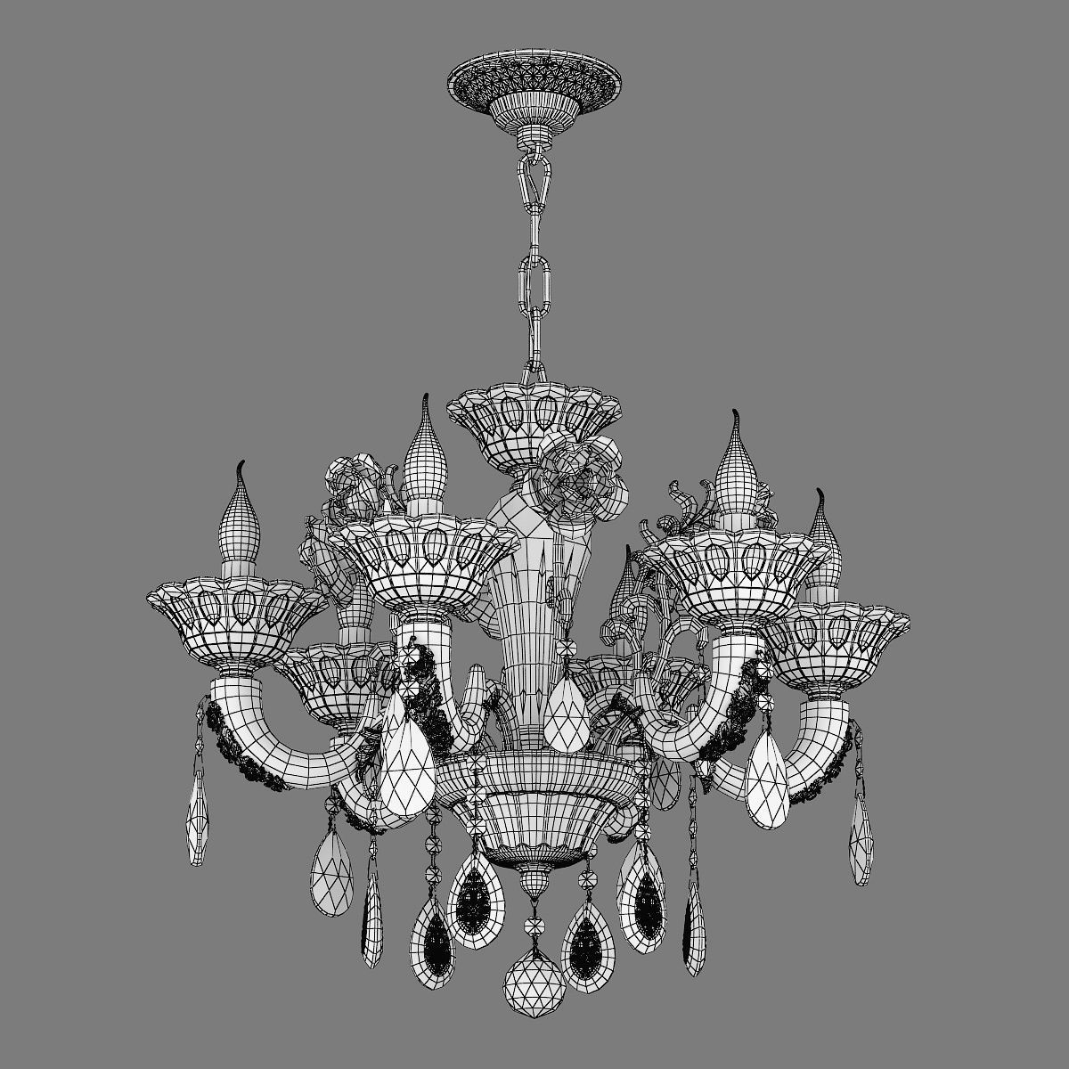 MD 32661-6 Osgona Chandelier 3D model_4