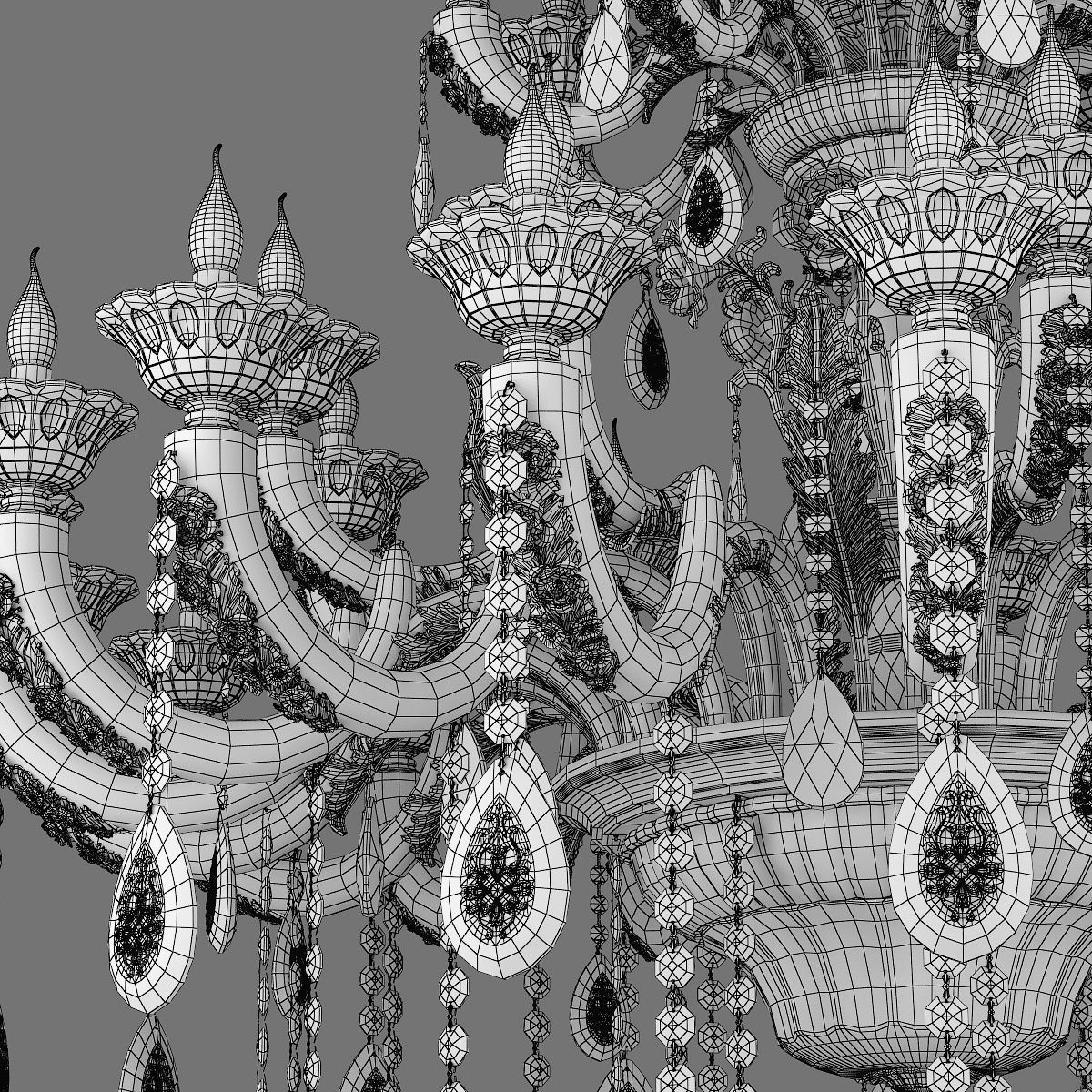 MD 32661-41 Osgona Chandelier 3D model_6