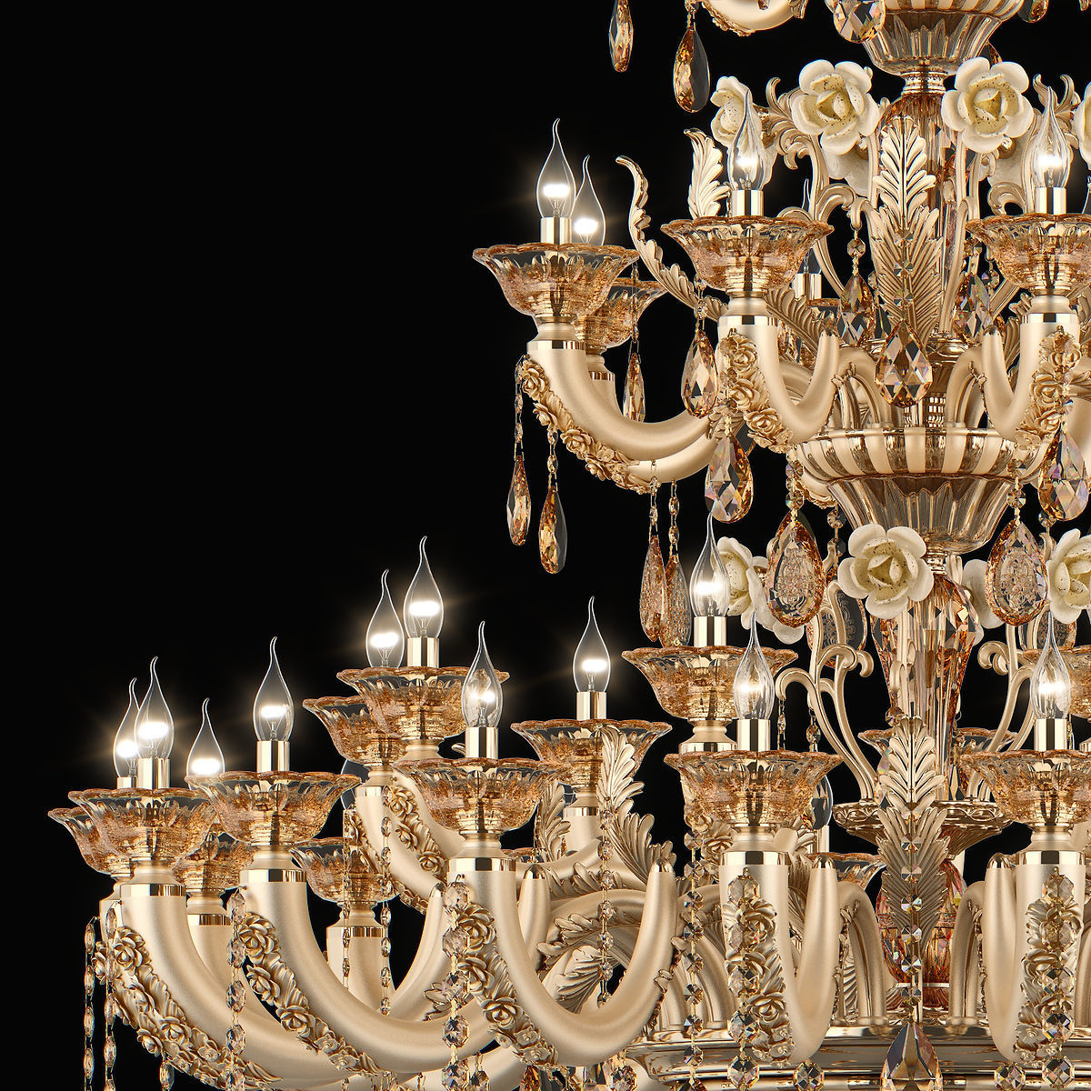 MD 32661-41 Osgona Chandelier 3D model_3