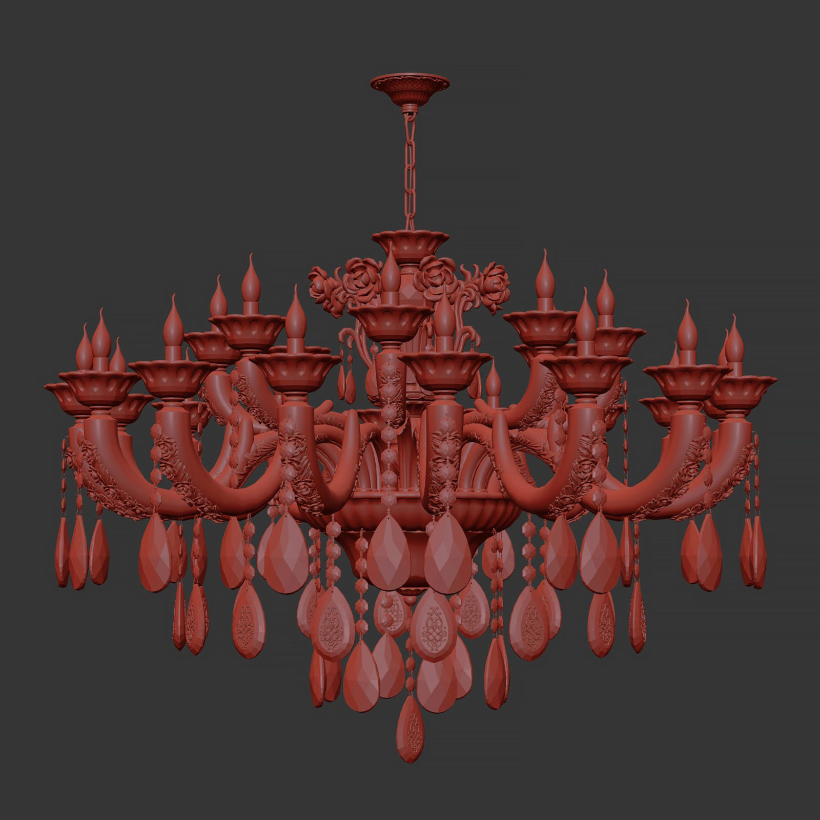 MD 32661-16-8 Osgona Chandelier 3D model_7