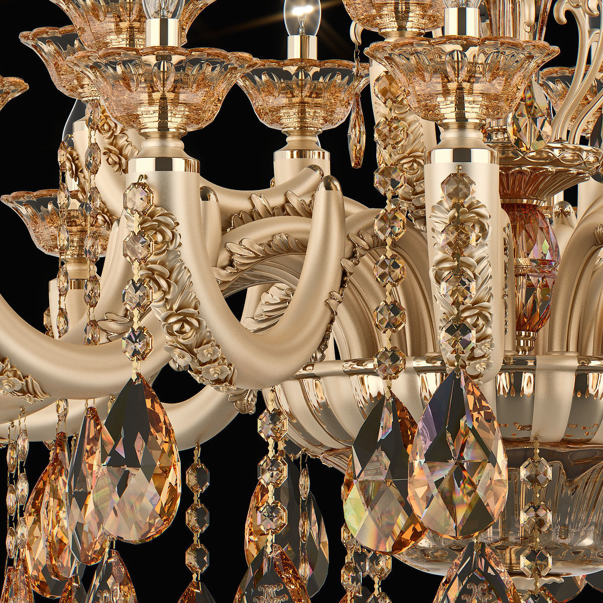 MD 32661-16-8 Osgona Chandelier 3D model_3