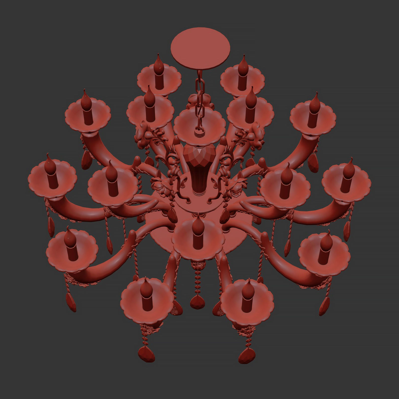 MD 32661-10-5 Osgona Chandelier 3D model_9