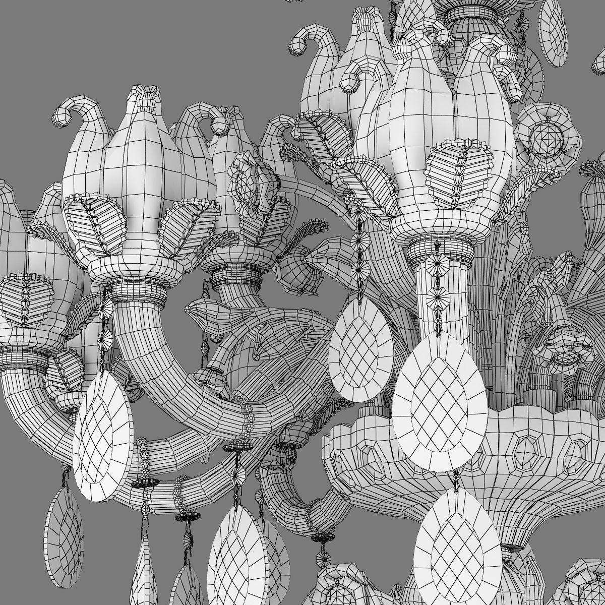MD 3255-36 Osgona Chandelier 3D model_7
