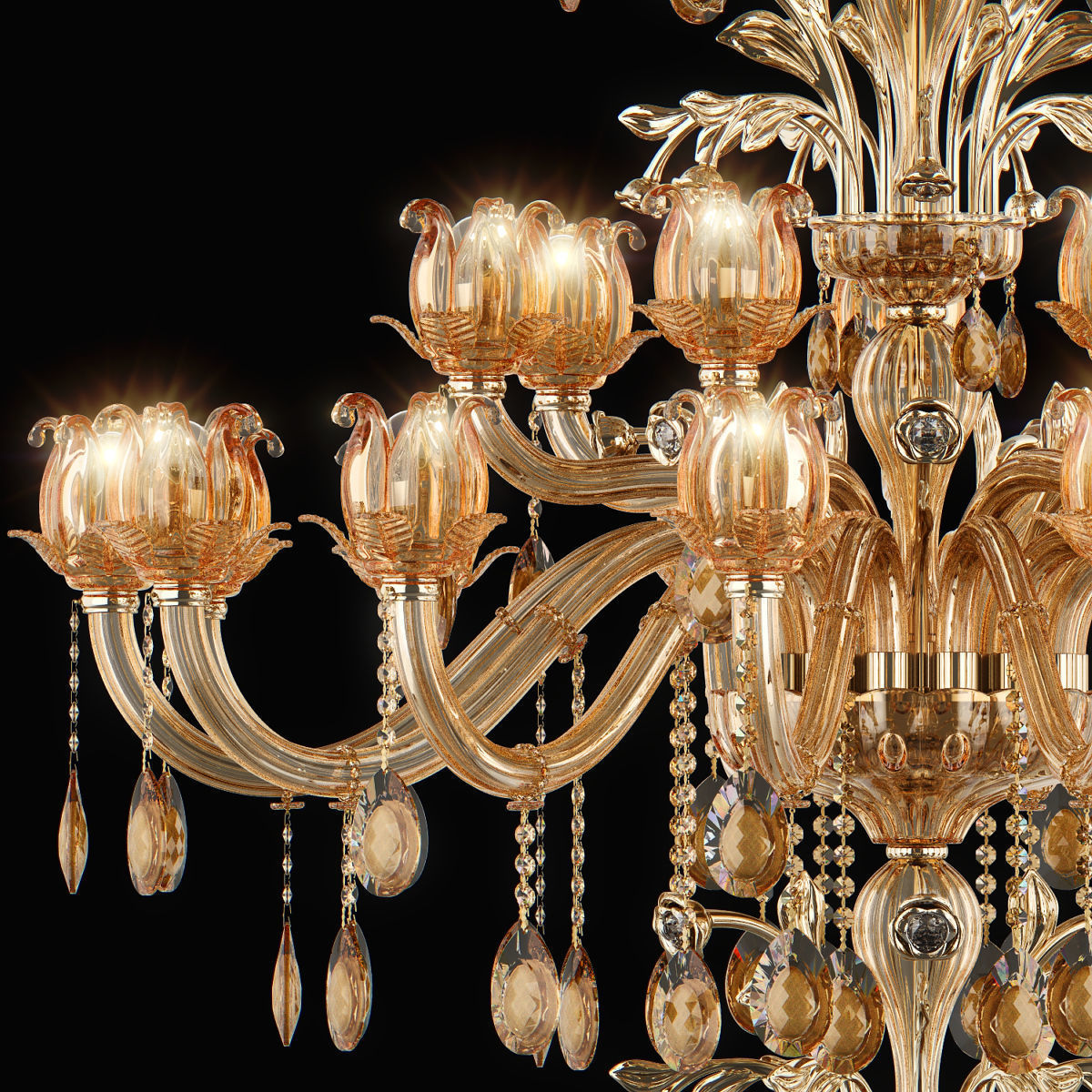 MD 3255-36 Osgona Chandelier 3D model_4