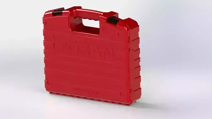 tool bag Low-poly 3D model