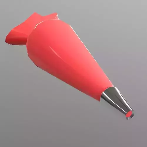 Icing Bag Low-poly 3D model