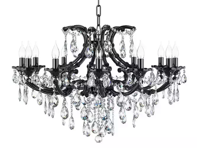 879127 ChampaNero Osgona Chandelier