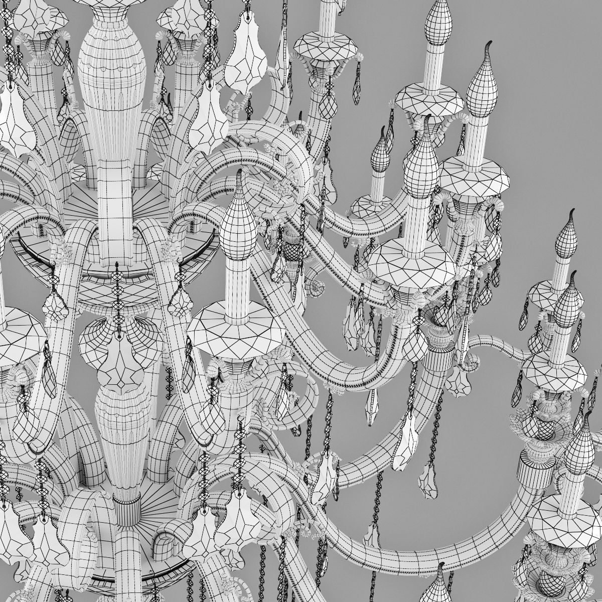 788544 Lusso Osgona Chandelier  3D model_4