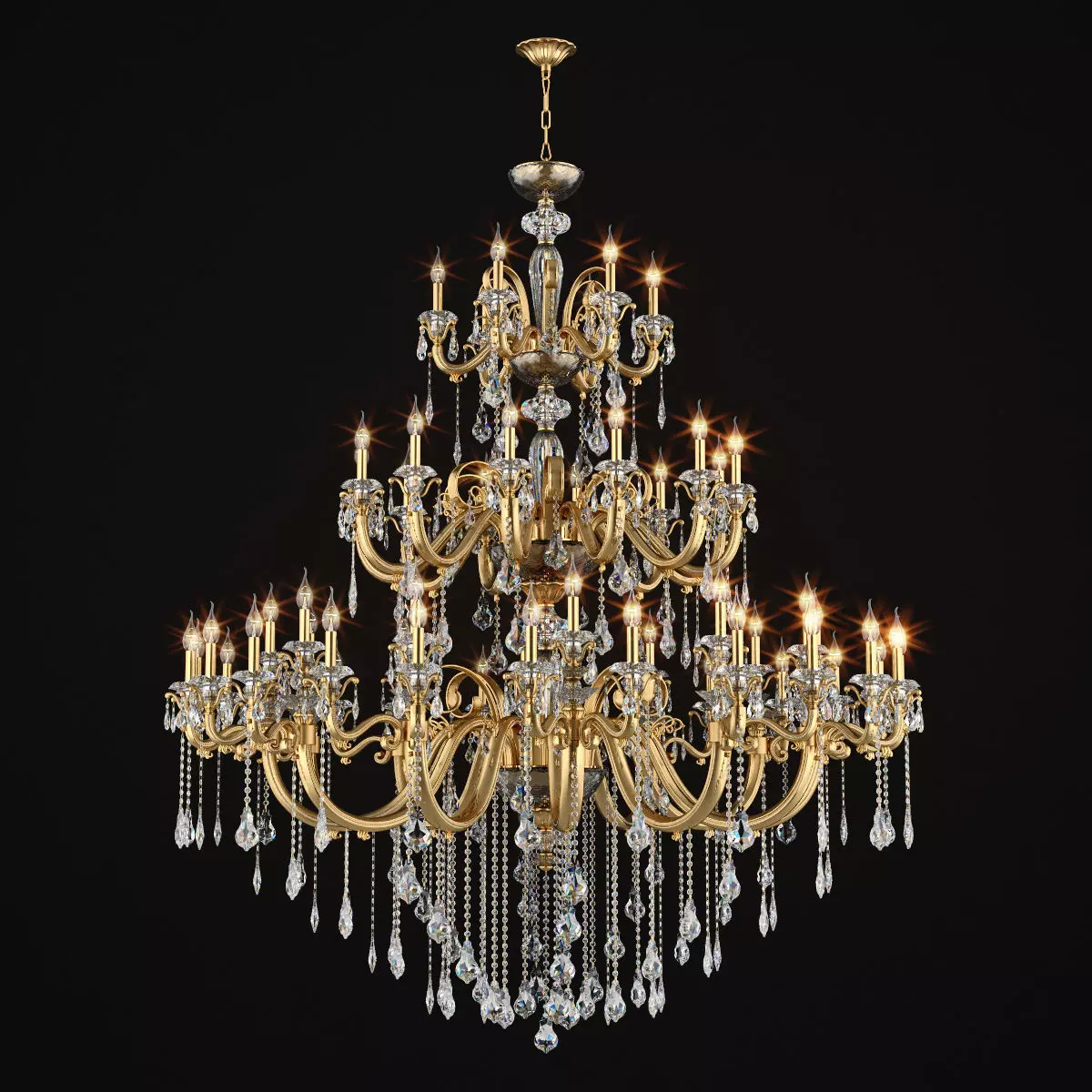 788542 Lusso Osgona Chandelier 3D model_0