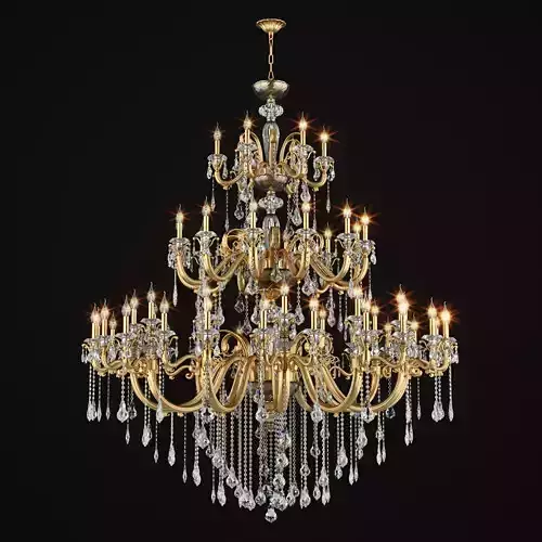 788542 Lusso Osgona Chandelier 3D model