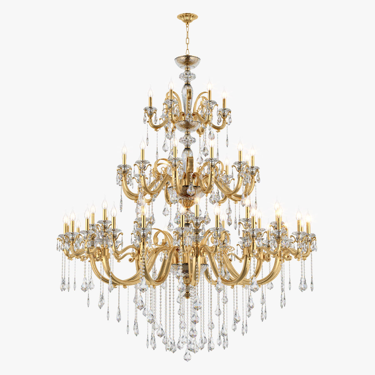 788542 Lusso Osgona Chandelier 3D model_1