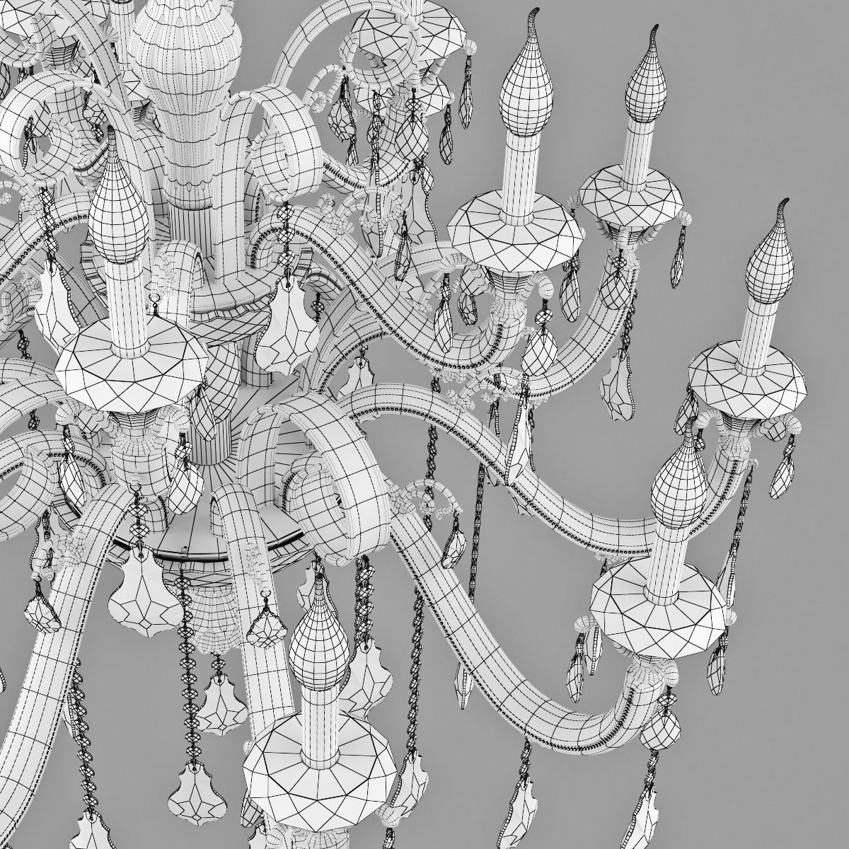 788154 Lusso Osgona Chandelier 3D model_4