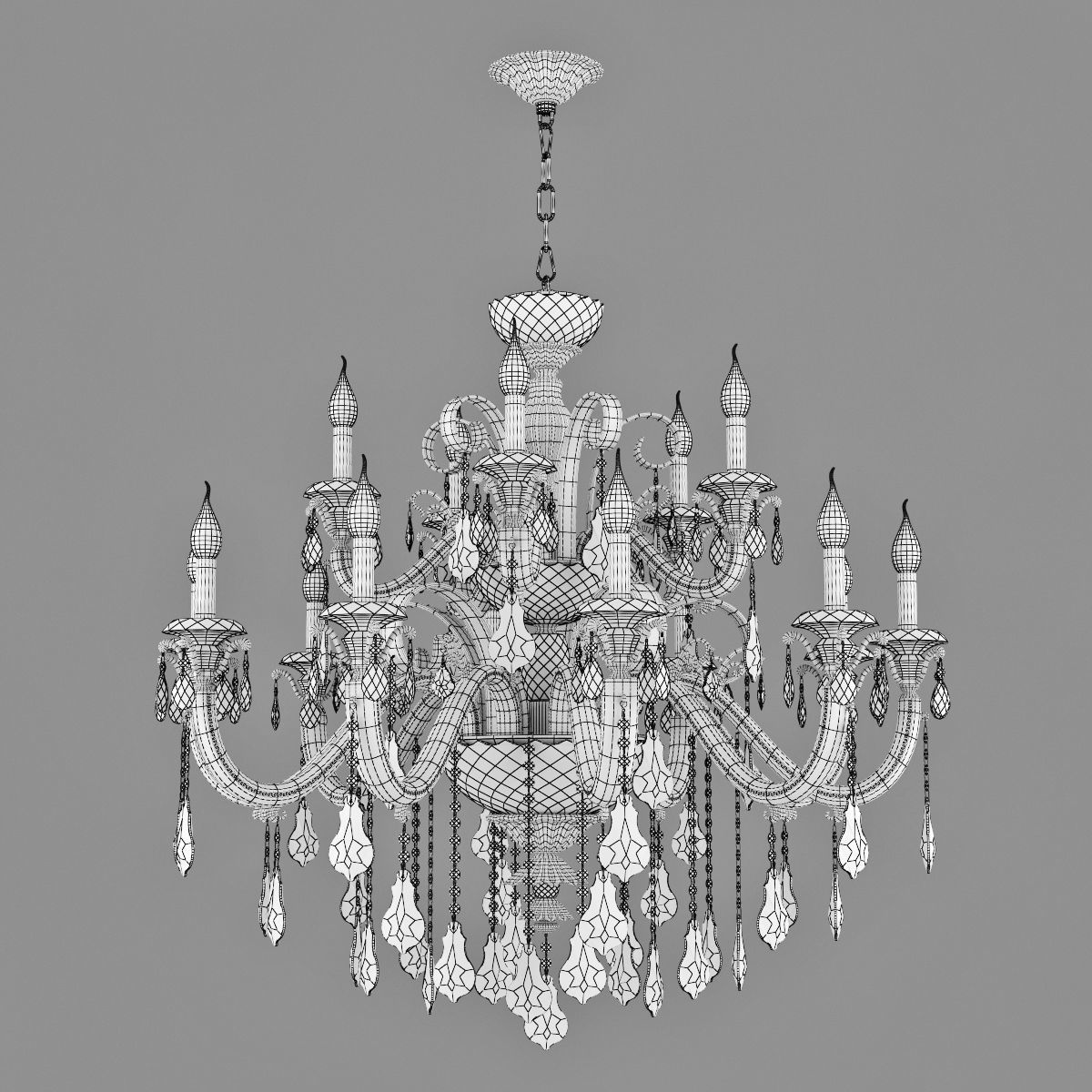788154 Lusso Osgona Chandelier 3D model_3