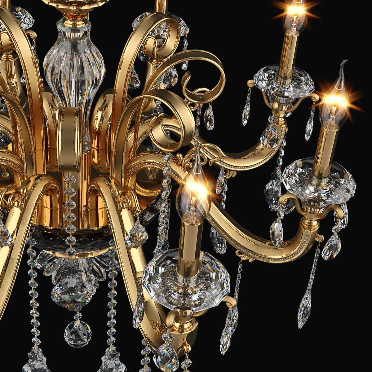 788082 Lusso Osgona Chandelier 3D model_2