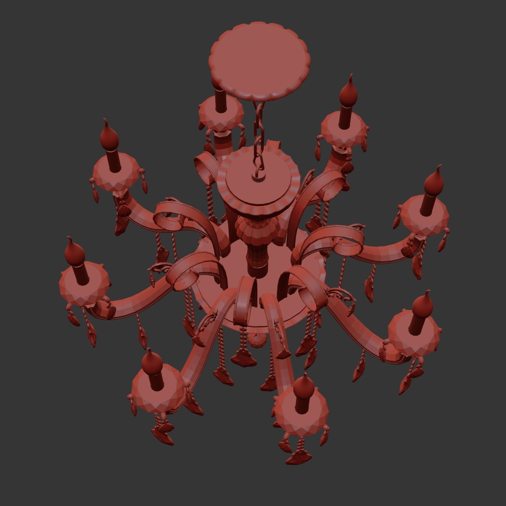 788082 Lusso Osgona Chandelier 3D model_6