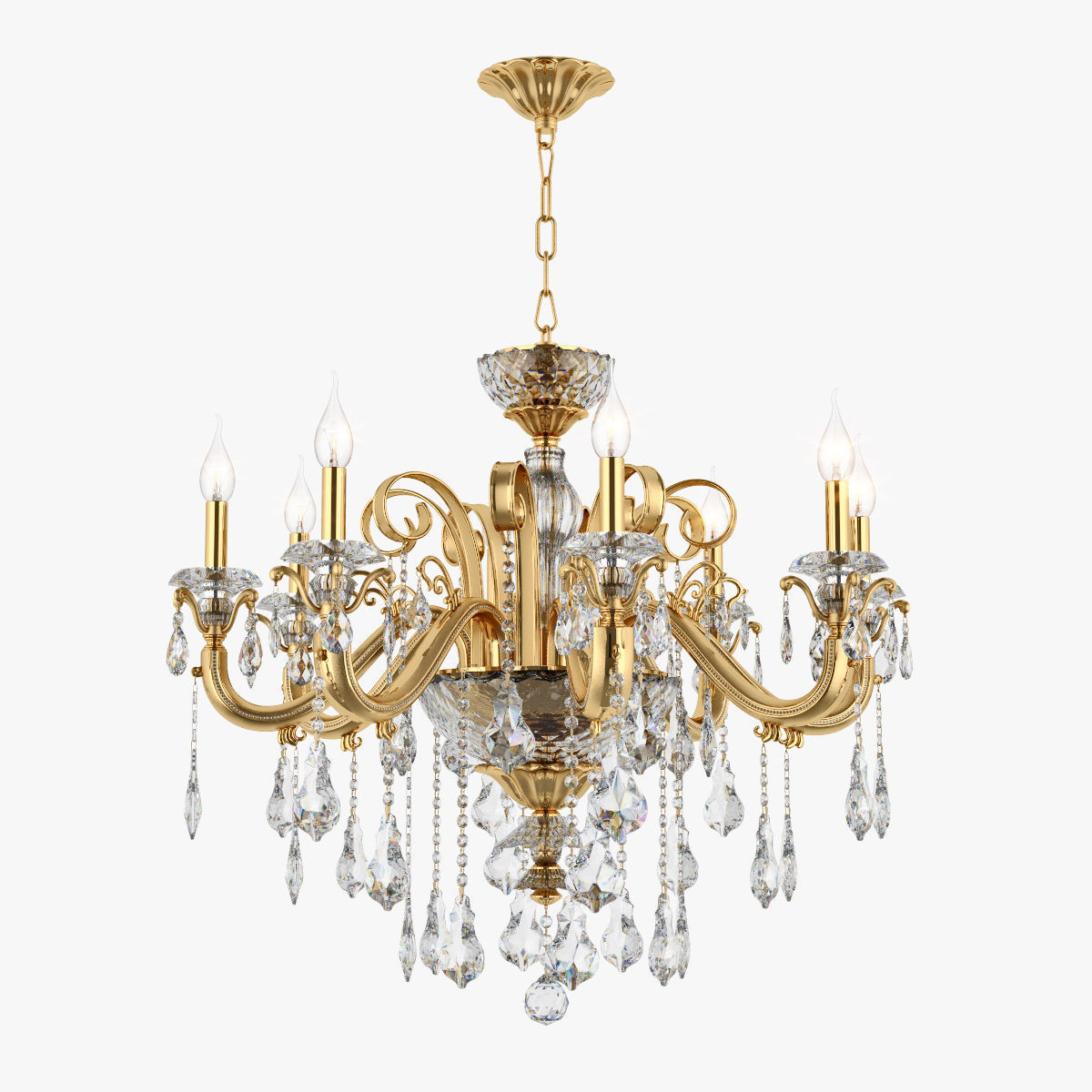 788082 Lusso Osgona Chandelier 3D model_1