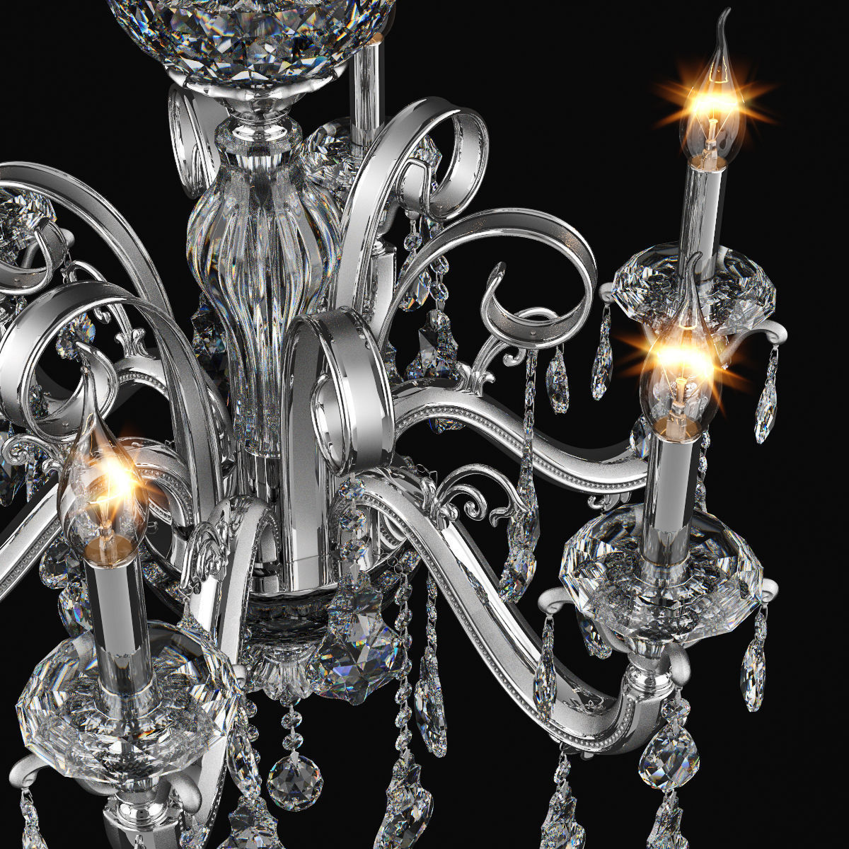 788064 Lusso Osgona Chandelier 3D model_2