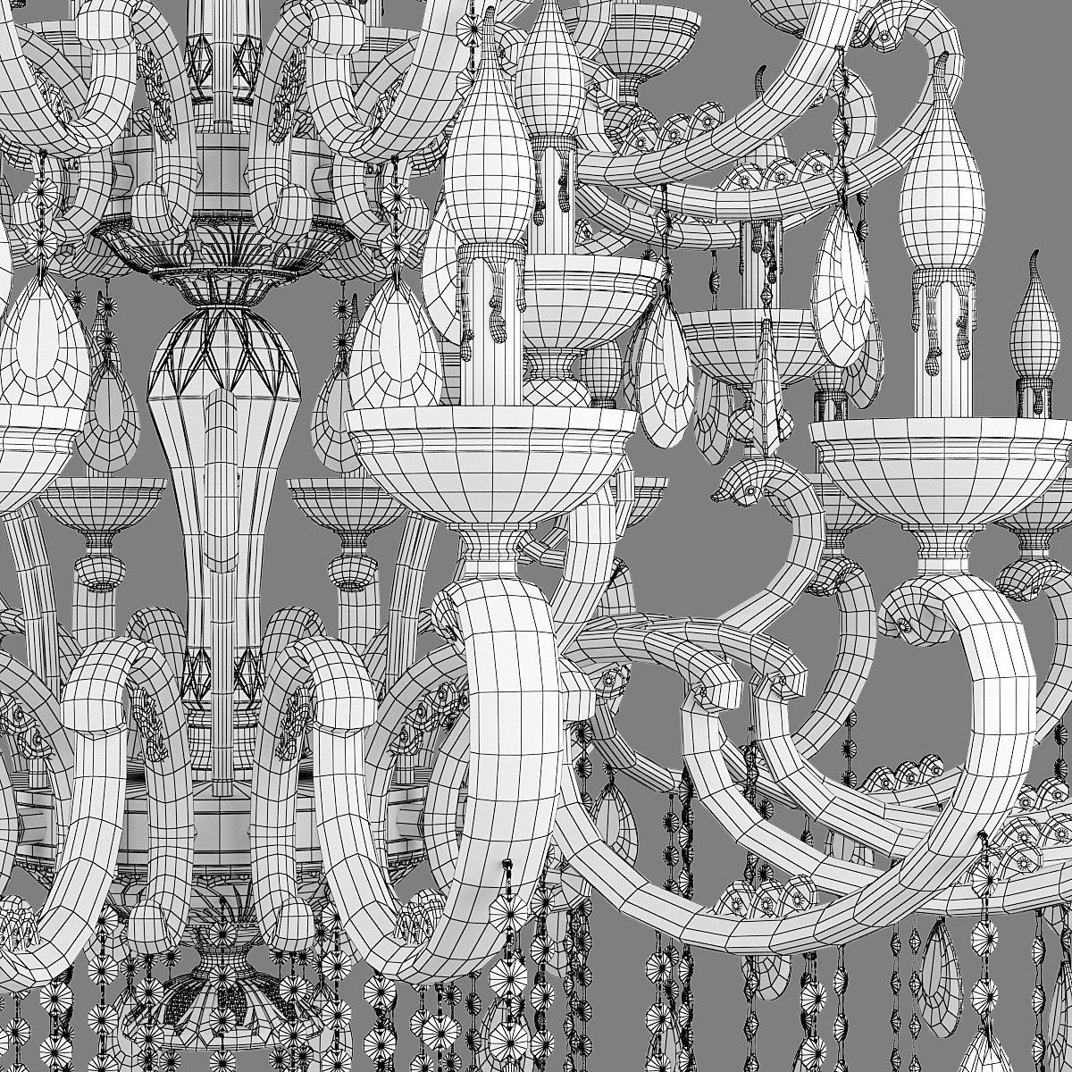 727482 Zar Osgona Chandelier 3D model_8