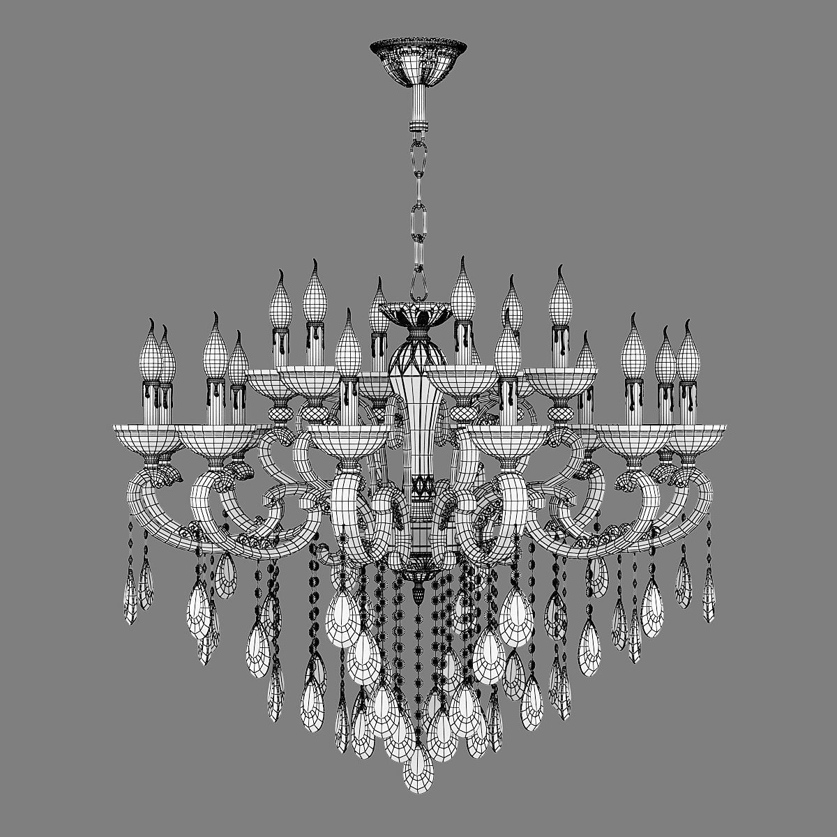 727182 Zar Osgona Chandelier 3D model_6