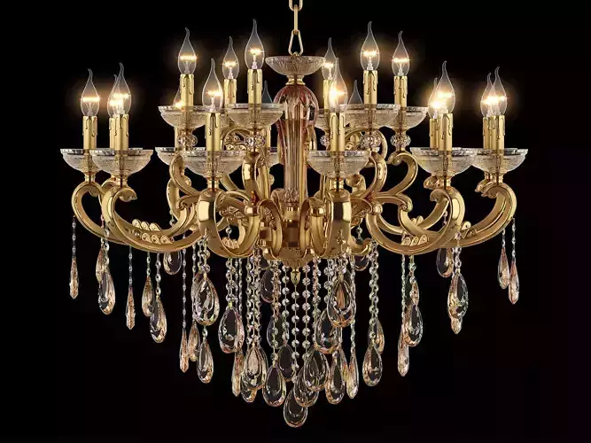 727182 Zar Osgona Chandelier 3D model