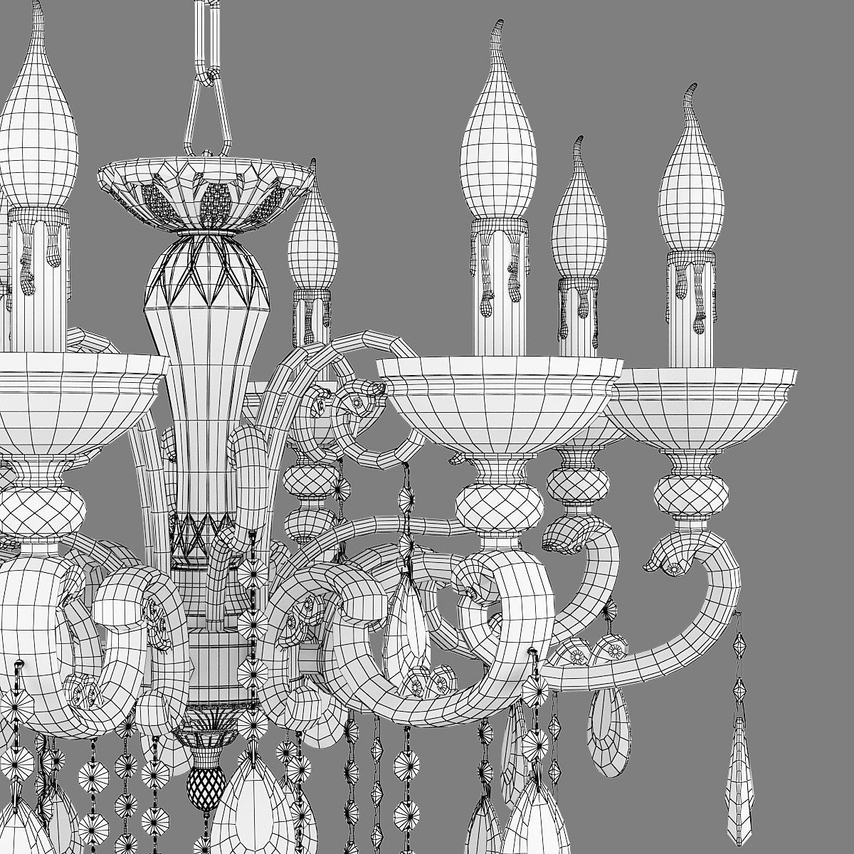 727082 Zar Osgona Chandelier 3D model_8