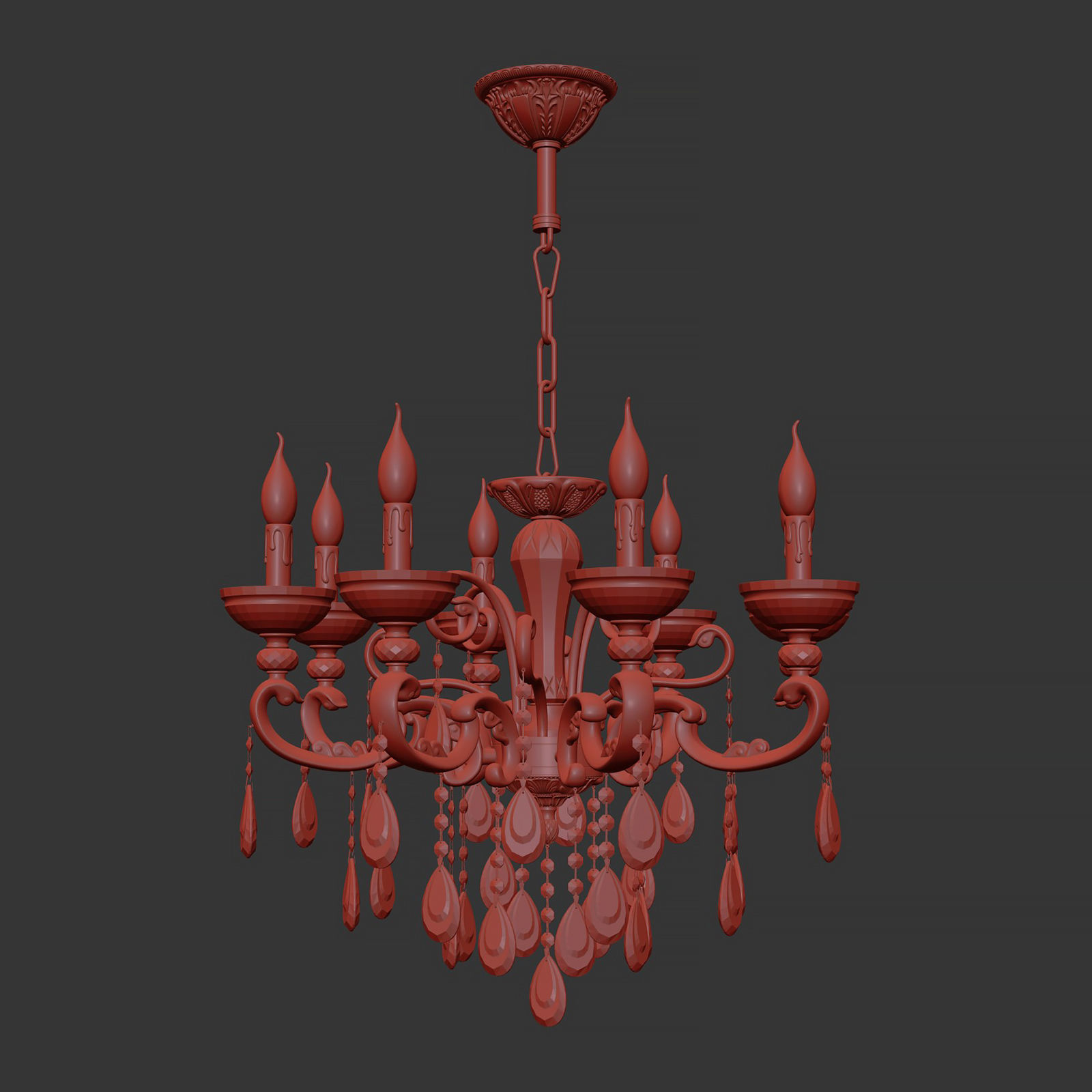 727082 Zar Osgona Chandelier 3D model_9