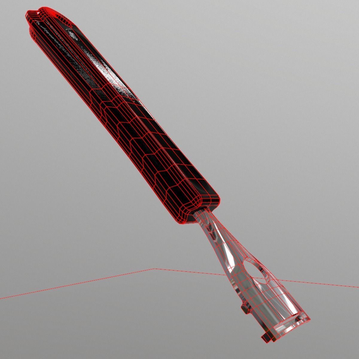 Potato Peeler Low-poly 3D model_1