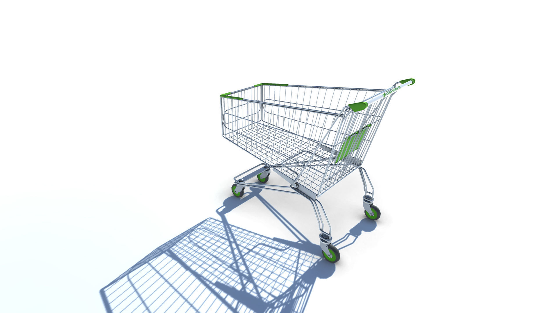 Complet Supermarket with LOD Low-poly 3D model_61