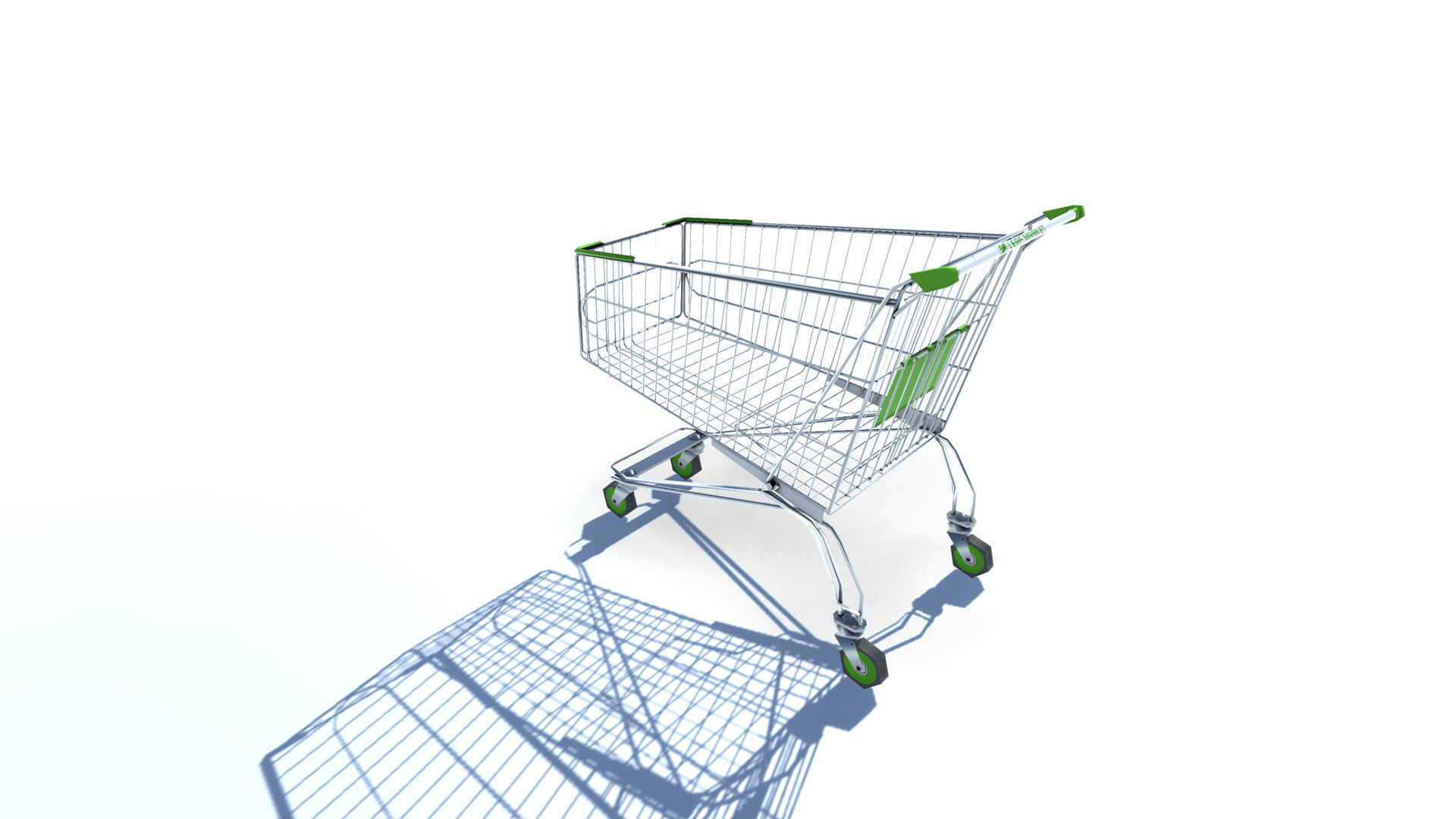 Complet Supermarket with LOD Low-poly 3D model_60
