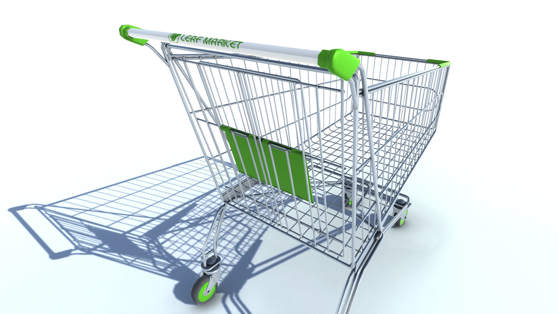 Complet Supermarket with LOD Low-poly 3D model_53