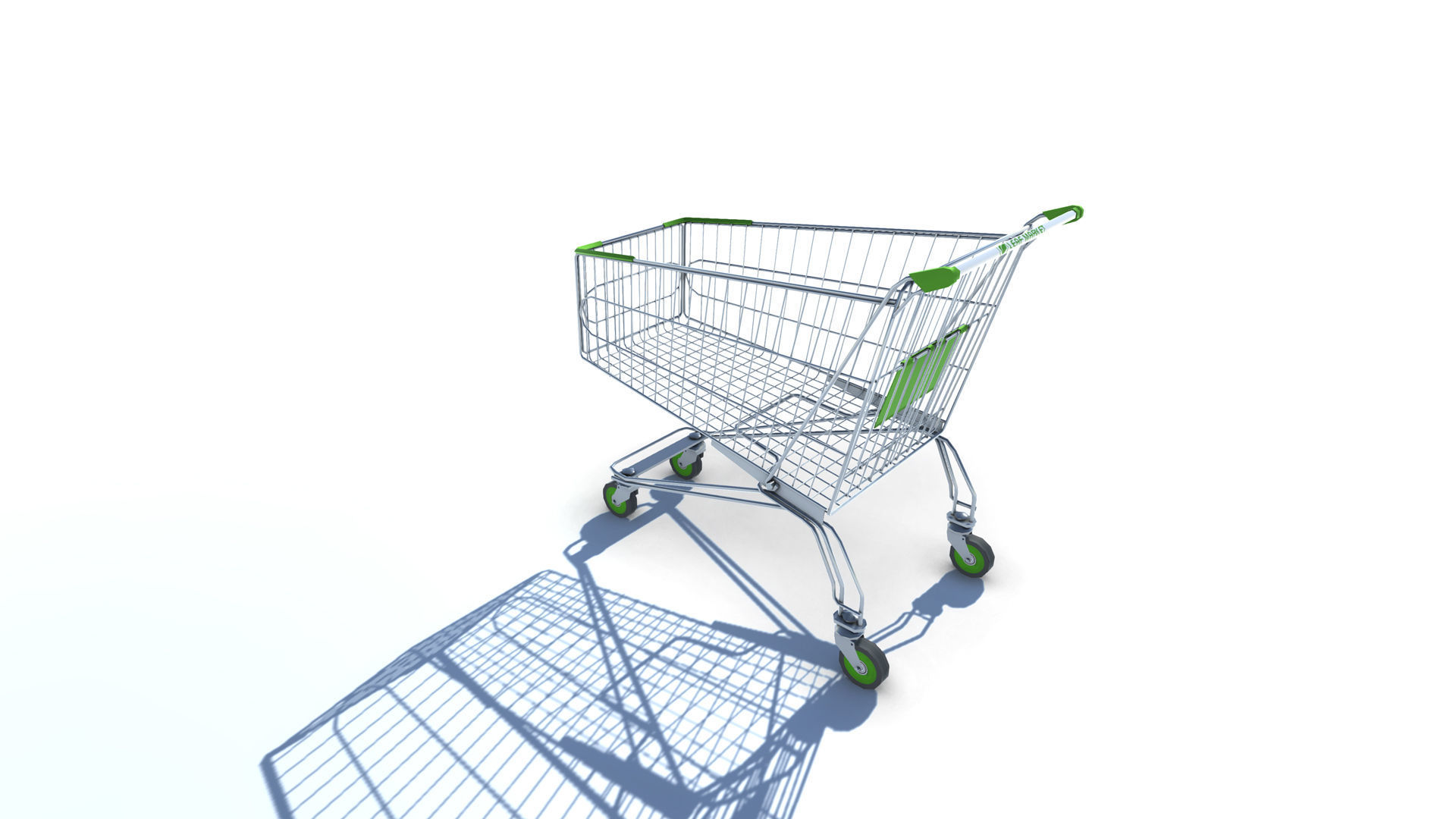 Complet Supermarket with LOD Low-poly 3D model_57