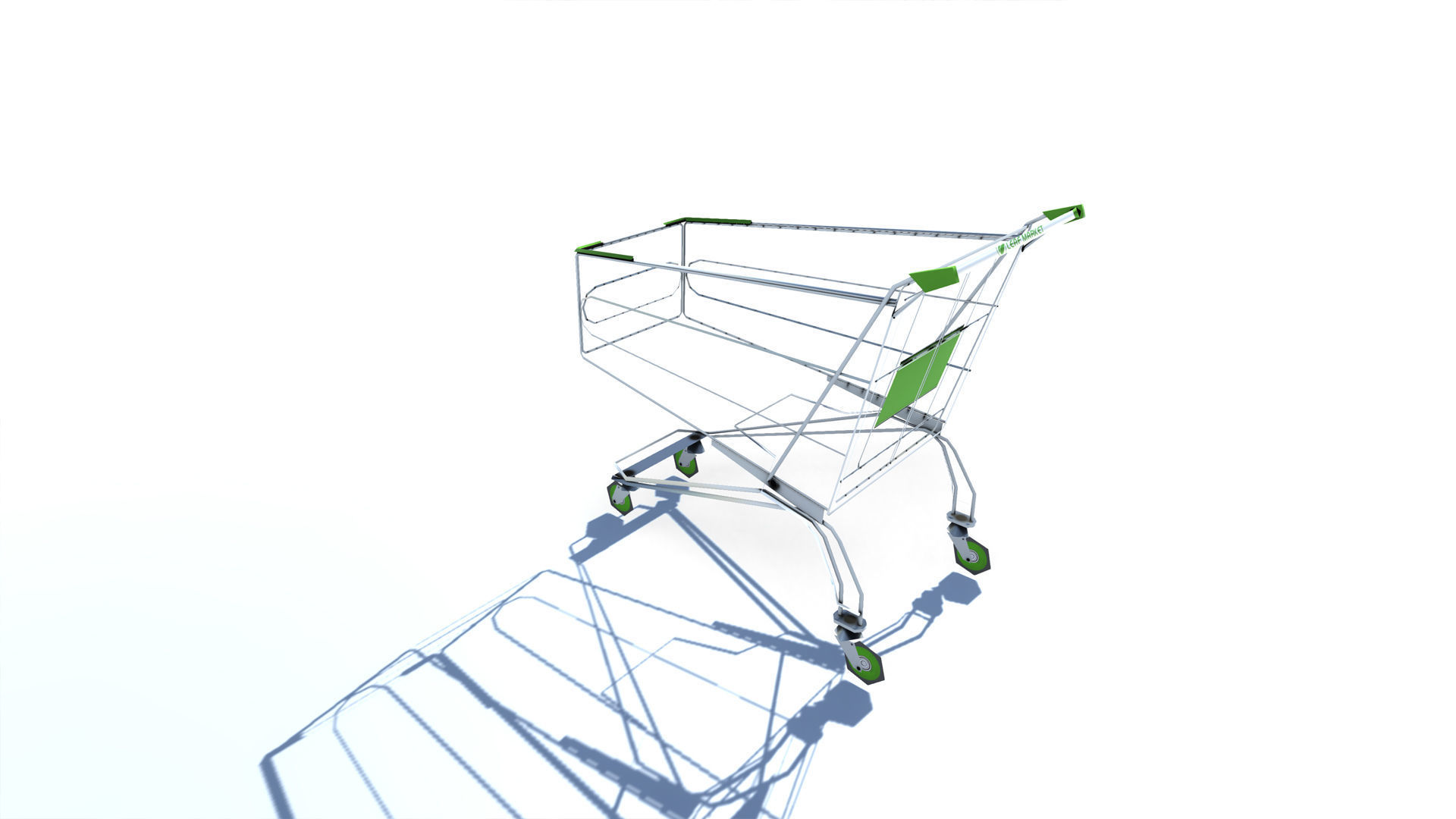 Complet Supermarket with LOD Low-poly 3D model_62