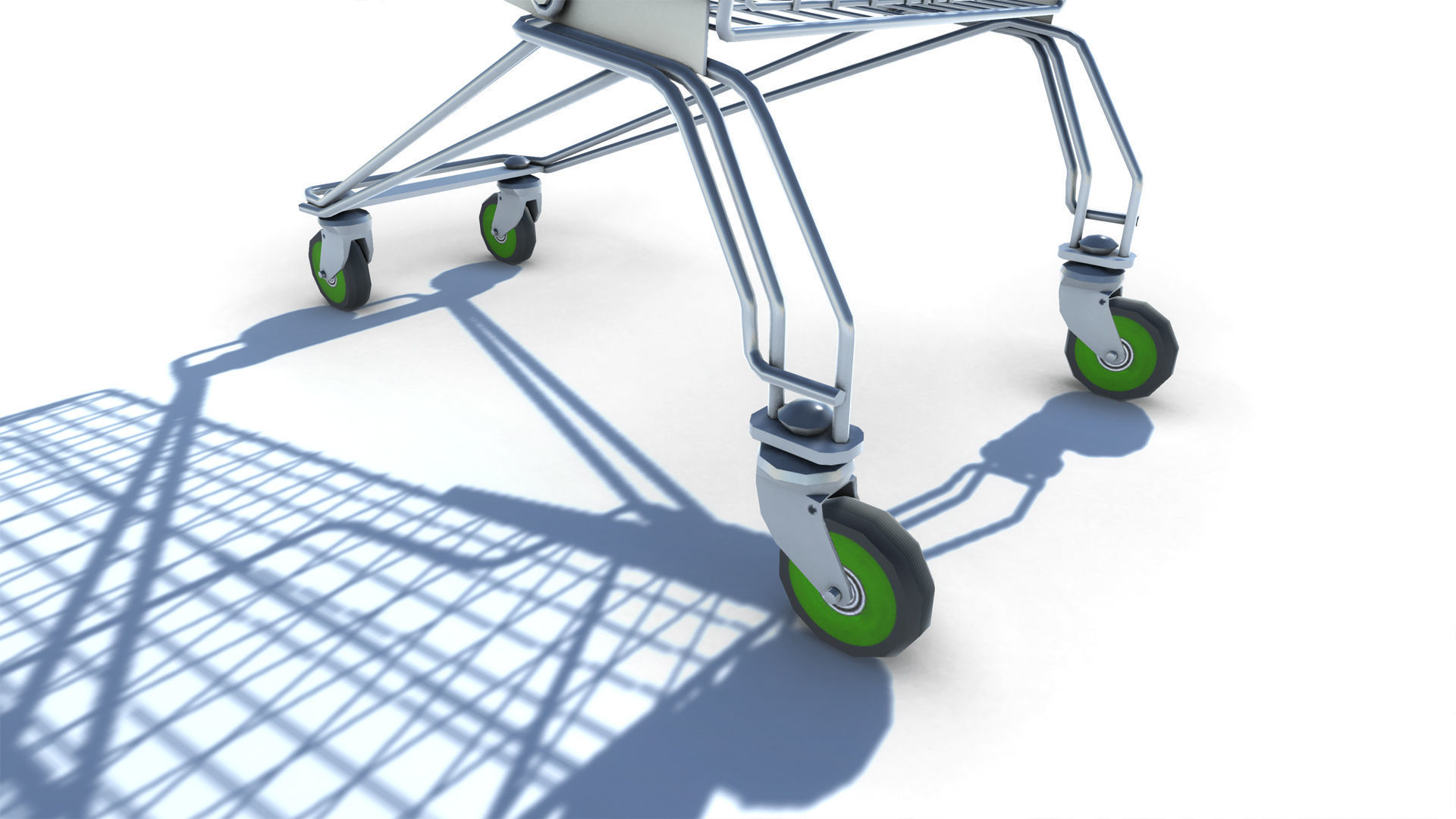 Complet Supermarket with LOD Low-poly 3D model_58